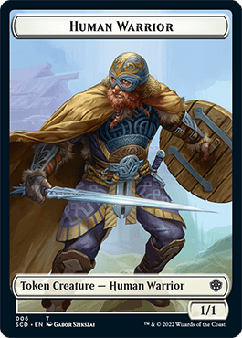Insect // Human Warrior Double-Sided Token [Starter Commander Decks] MTG Single Magic: The Gathering  | Multizone: Comics And Games