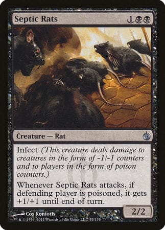 Septic Rats [Mirrodin Besieged] MTG Single Magic: The Gathering  | Multizone: Comics And Games