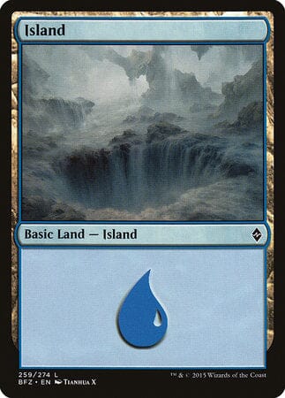 Island (259) [Battle for Zendikar] MTG Single Magic: The Gathering  | Multizone: Comics And Games