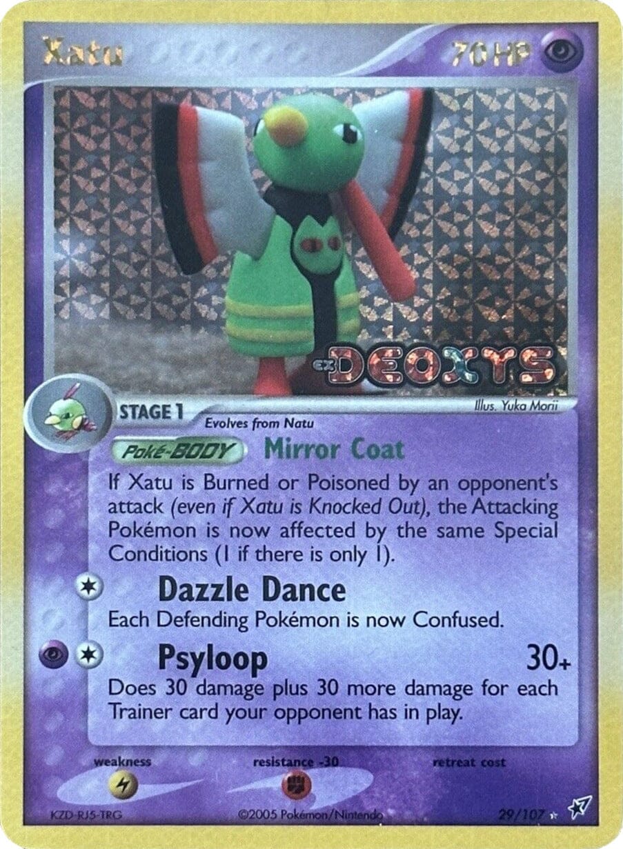 Xatu (29/107) (Stamped) [EX: Deoxys] Pokemon Single Pokémon  | Multizone: Comics And Games