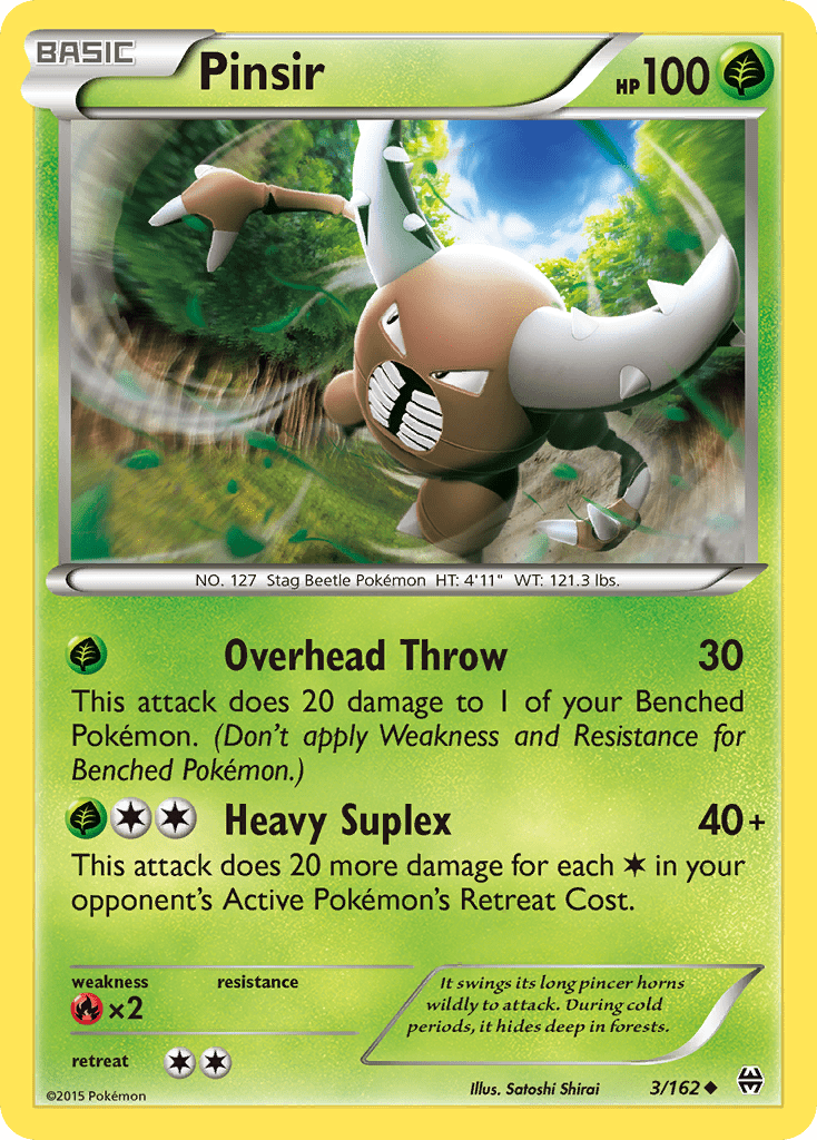 Pinsir (3/162) [XY: BREAKthrough] Pokemon Single Pokémon  | Multizone: Comics And Games