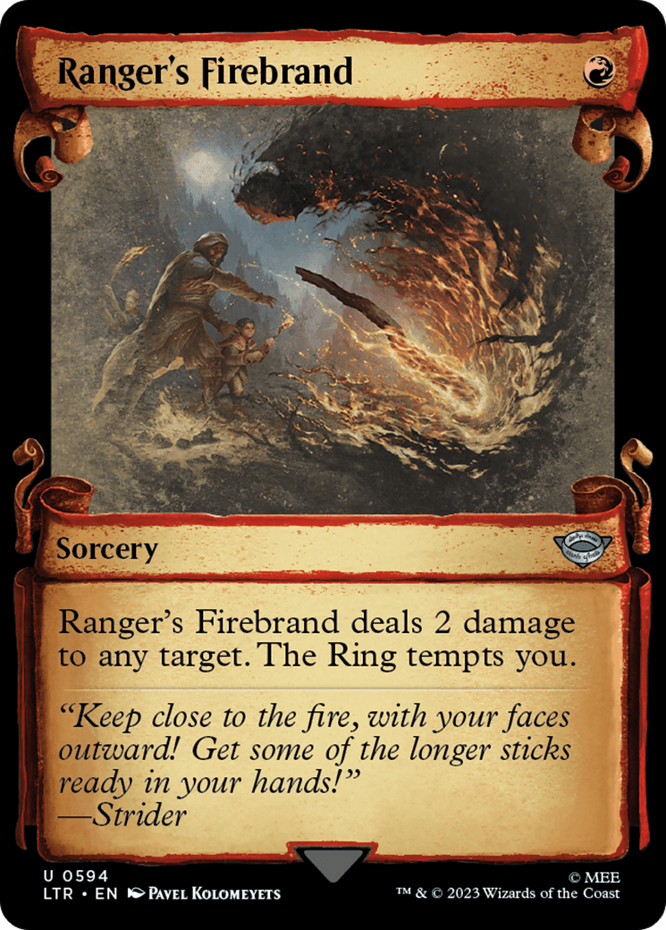 Ranger's Firebrand [The Lord of the Rings: Tales of Middle-Earth Showcase Scrolls] MTG Single Magic: The Gathering  | Multizone: Comics And Games