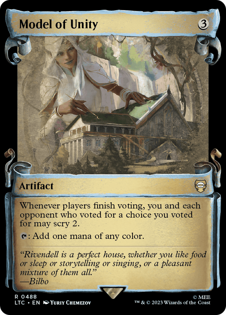 Model of Unity [The Lord of the Rings: Tales of Middle-Earth Commander Showcase Scrolls] MTG Single Magic: The Gathering  | Multizone: Comics And Games
