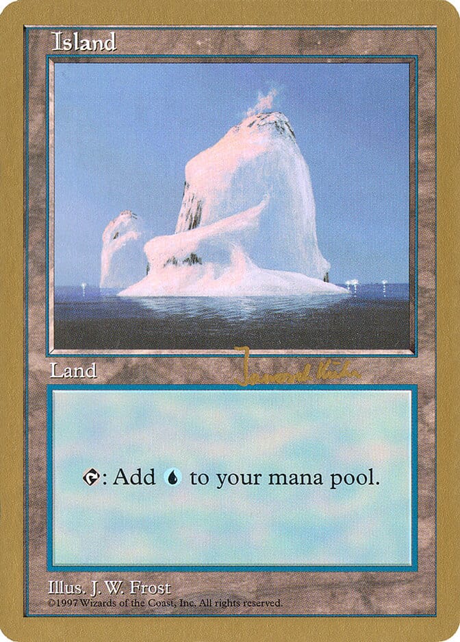 Island (jk437) (Janosch Kuhn) [World Championship Decks 1997] MTG Single Magic: The Gathering  | Multizone: Comics And Games