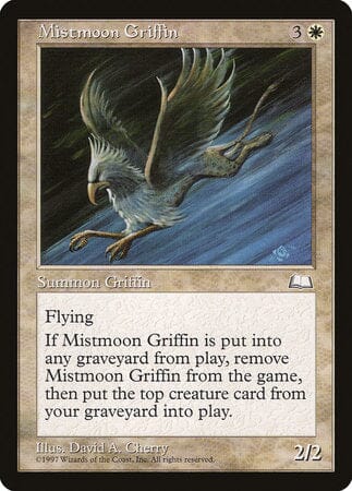 Mistmoon Griffin [Weatherlight] MTG Single Magic: The Gathering  | Multizone: Comics And Games
