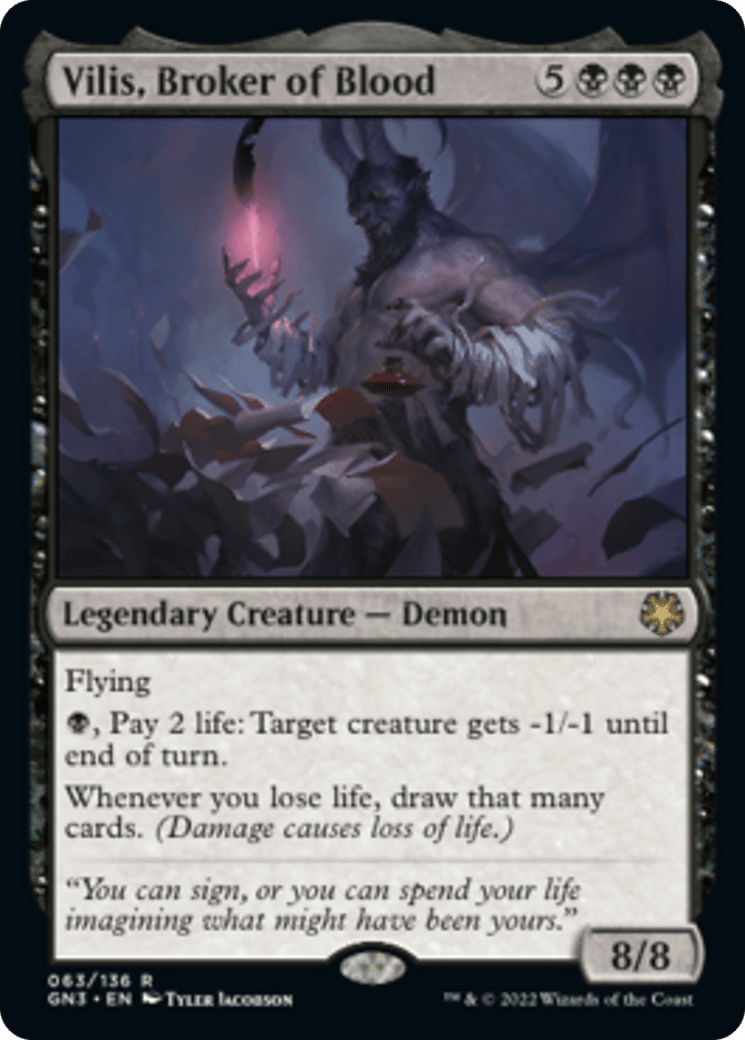 Vilis, Broker of Blood [Game Night: Free-for-All] MTG Single Magic: The Gathering  | Multizone: Comics And Games