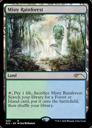 Misty Rainforest [Secret Lair: Ultimate Edition] MTG Single Magic: The Gathering  | Multizone: Comics And Games
