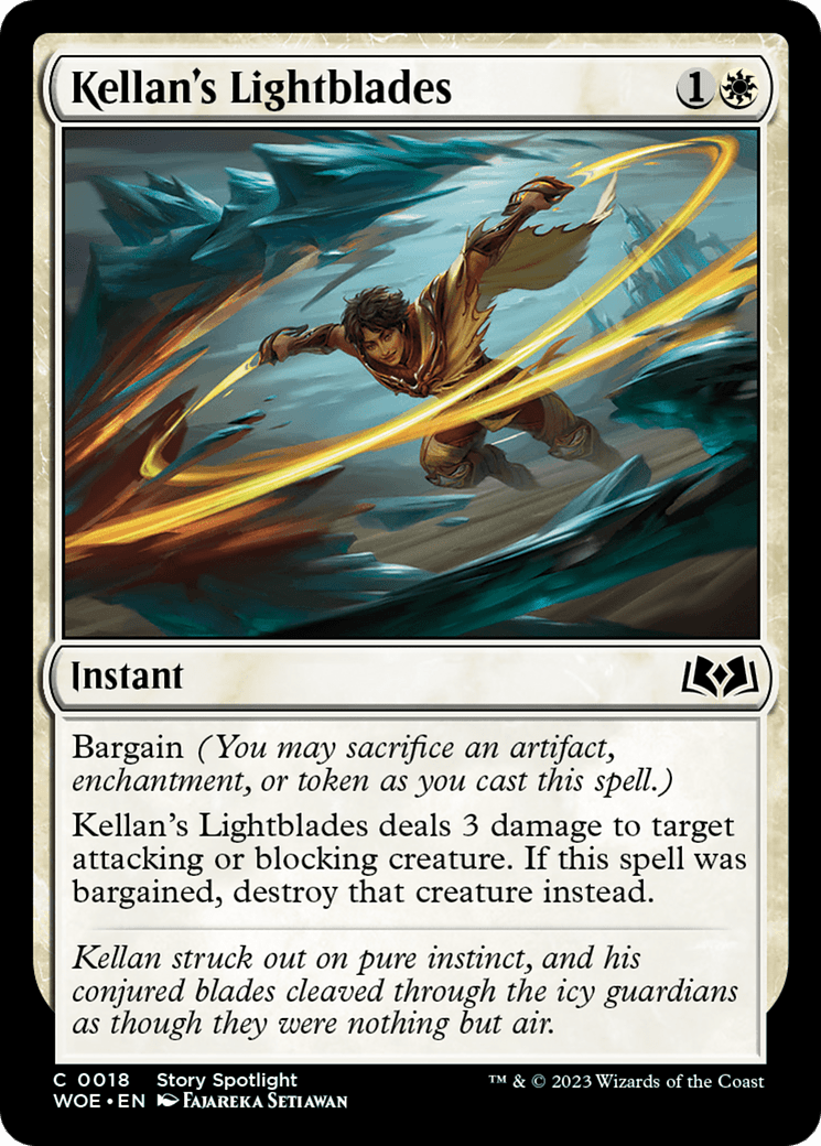 Kellan's Lightblades [Wilds of Eldraine] MTG Single Magic: The Gathering  | Multizone: Comics And Games