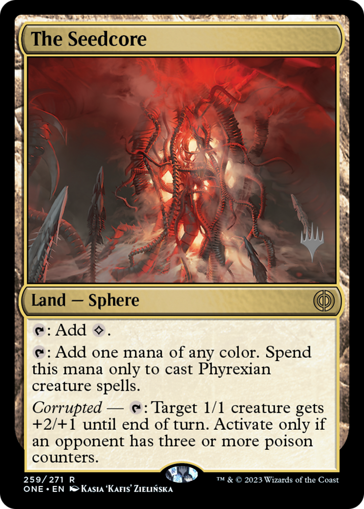 The Seedcore (Promo Pack) [Phyrexia: All Will Be One Promos] | Multizone: Comics And Games