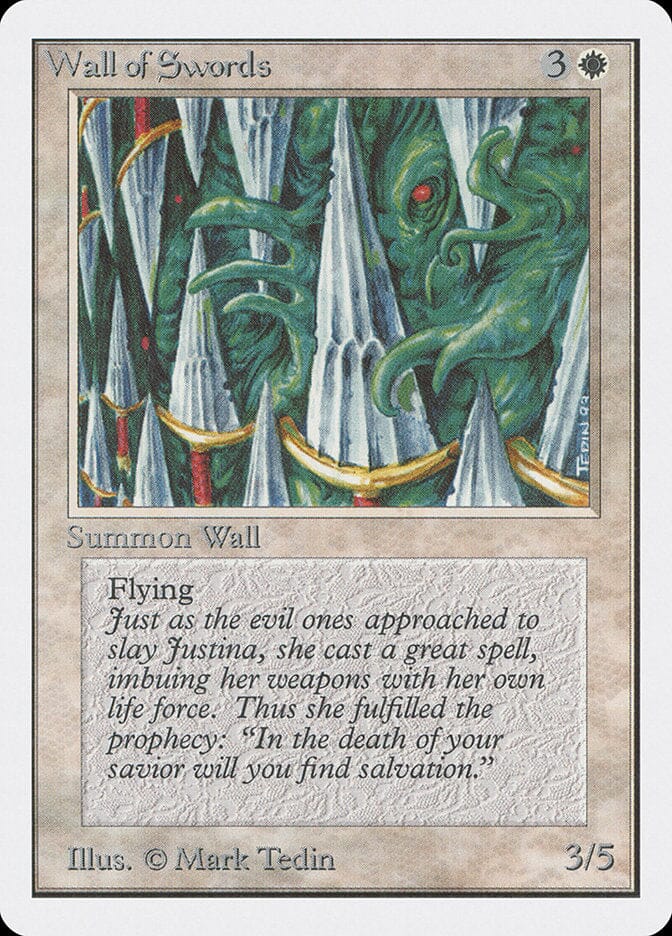 Wall of Swords [Unlimited Edition] MTG Single Magic: The Gathering  | Multizone: Comics And Games