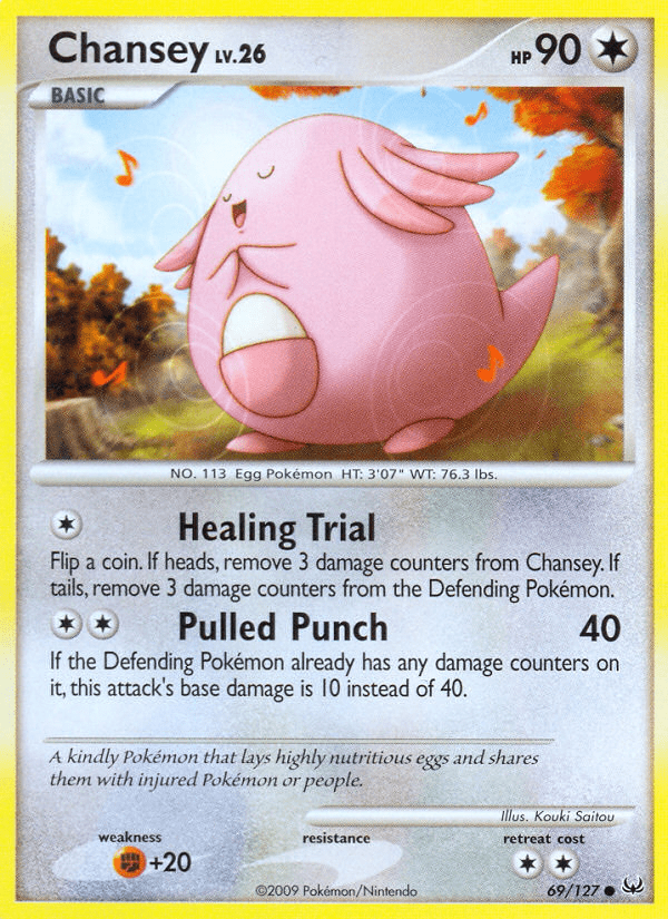 Chansey (69/127) [Platinum: Base Set] Pokemon Single Pokémon  | Multizone: Comics And Games