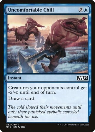 Uncomfortable Chill [Core Set 2019] MTG Single Magic: The Gathering  | Multizone: Comics And Games