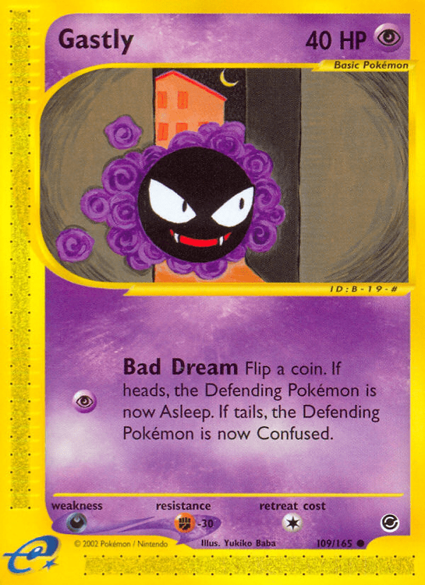 Gastly (109/165) [Expedition: Base Set] Pokemon Single Pokémon  | Multizone: Comics And Games