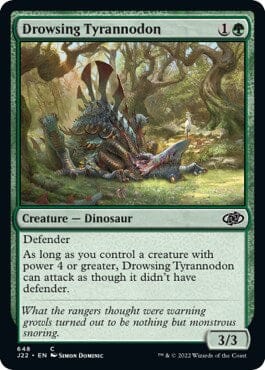 Drowsing Tyrannodon [Jumpstart 2022] MTG Single Magic: The Gathering  | Multizone: Comics And Games