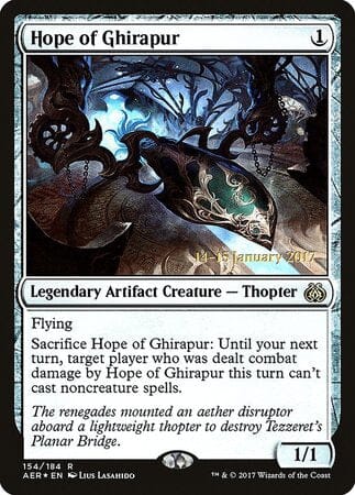 Hope of Ghirapur [Aether Revolt Promos] MTG Single Magic: The Gathering  | Multizone: Comics And Games
