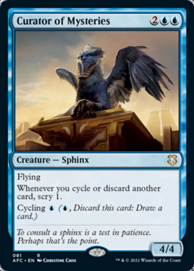 Curator of Mysteries [Dungeons & Dragons: Adventures in the Forgotten Realms Commander] MTG Single Magic: The Gathering  | Multizone: Comics And Games