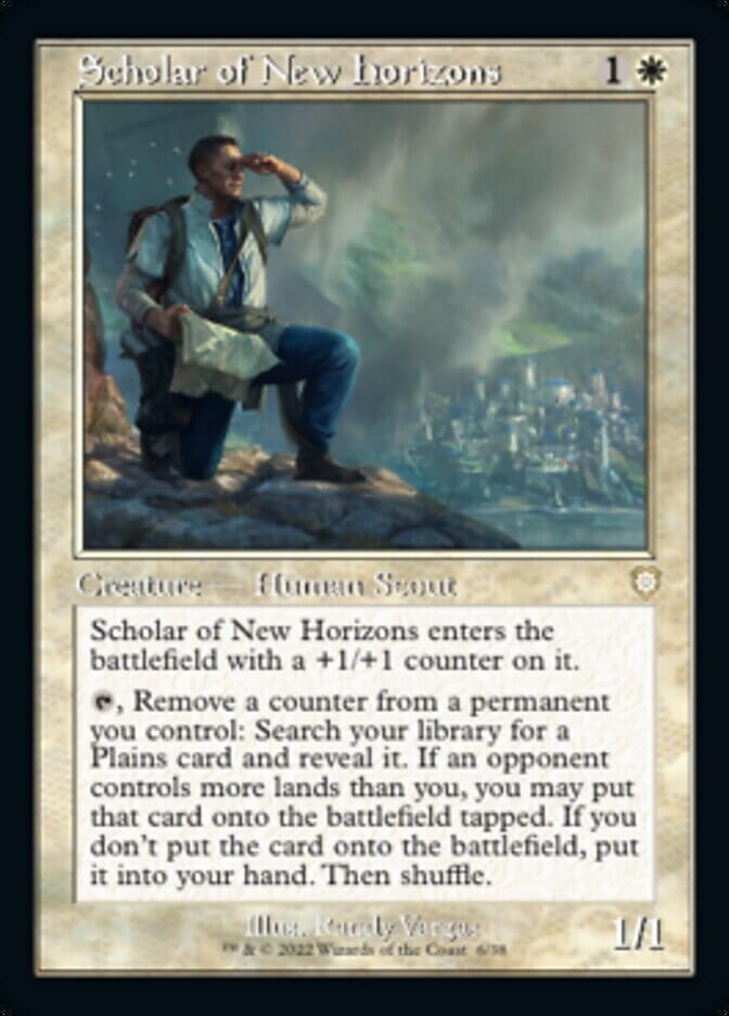 Scholar of New Horizons (Retro) [The Brothers' War Commander] MTG Single Magic: The Gathering  | Multizone: Comics And Games