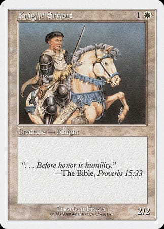 Knight Errant [Starter 2000] MTG Single Magic: The Gathering  | Multizone: Comics And Games