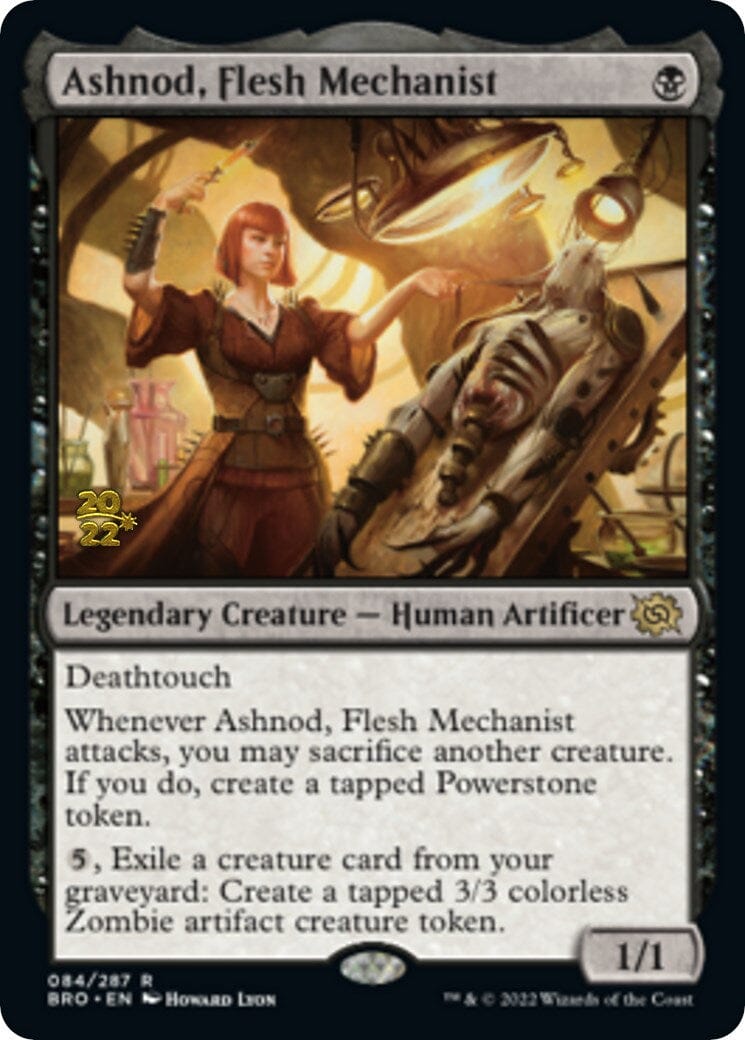 Ashnod, Flesh Mechanist [The Brothers' War: Prerelease Promos] MTG Single Magic: The Gathering  | Multizone: Comics And Games