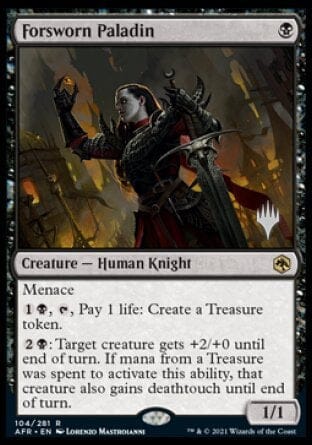 Forsworn Paladin (Promo Pack) [Dungeons & Dragons: Adventures in the Forgotten Realms Promos] MTG Single Magic: The Gathering  | Multizone: Comics And Games