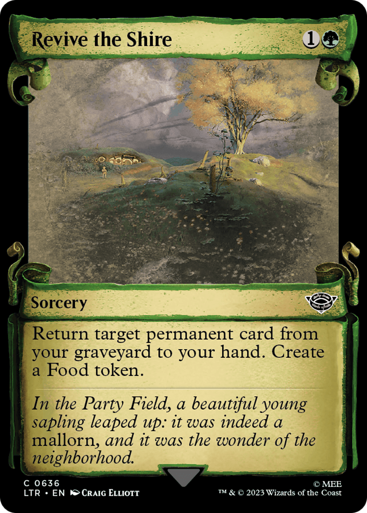 Revive the Shire [The Lord of the Rings: Tales of Middle-Earth Showcase Scrolls] MTG Single Magic: The Gathering  | Multizone: Comics And Games