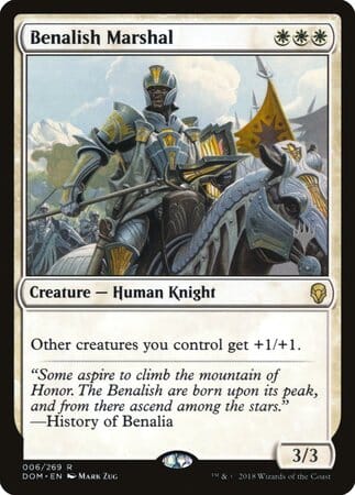 Benalish Marshal [Dominaria Promos] MTG Single Magic: The Gathering  | Multizone: Comics And Games