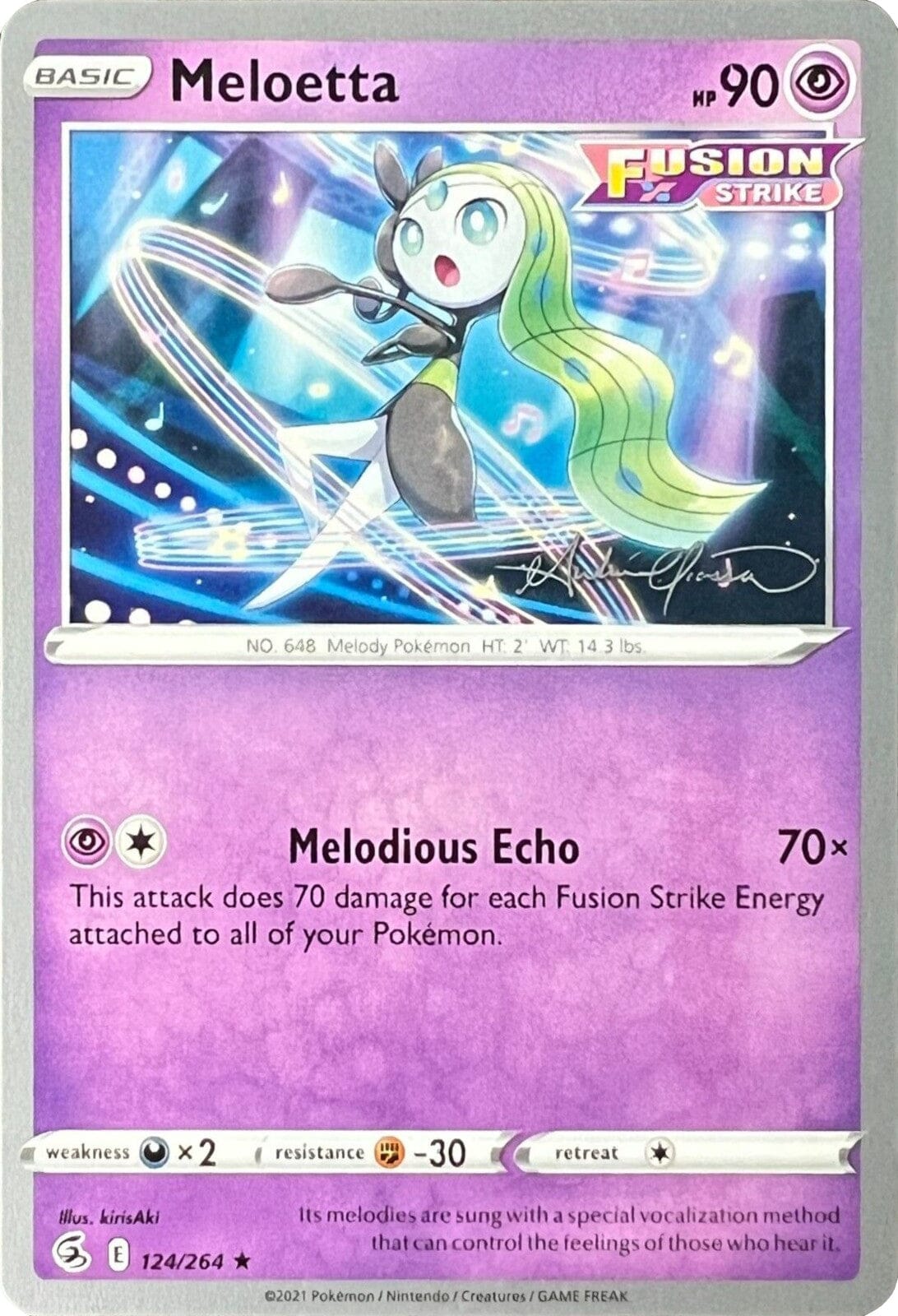 Meloetta (124/264) (The Shape of Mew - Andre Chiasson) [World Championships 2022] Pokemon Single Pokémon  | Multizone: Comics And Games