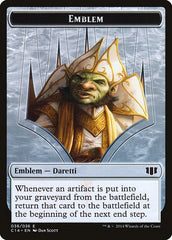 Daretti, Scrap Savant Emblem // Tuktuk the Returned Double-sided Token [Commander 2014 Tokens] MTG Single Magic: The Gathering  | Multizone: Comics And Games