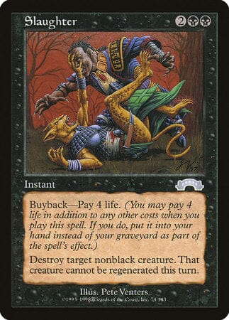 Slaughter [Exodus] MTG Single Magic: The Gathering  | Multizone: Comics And Games