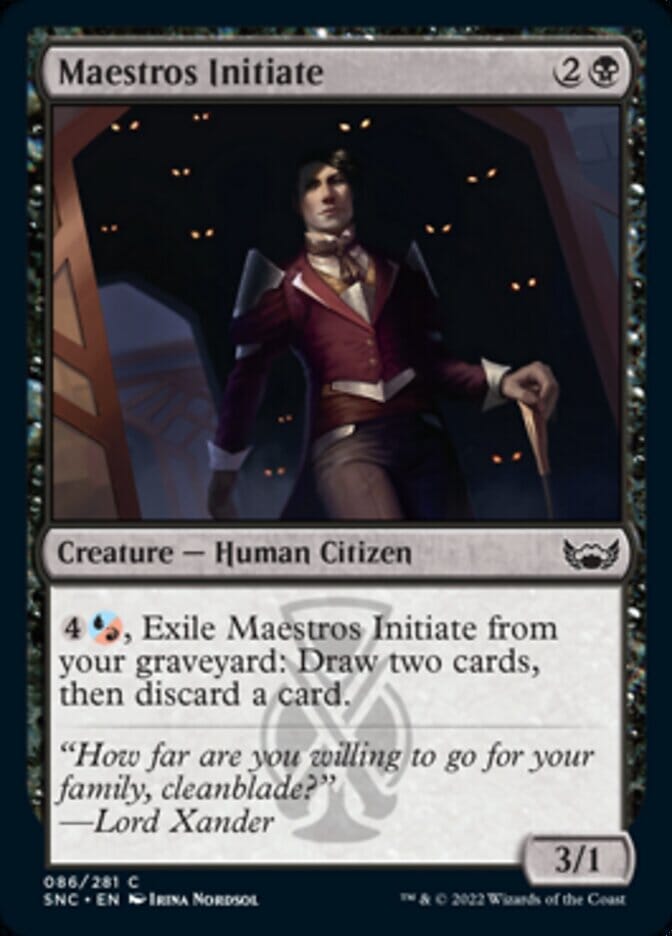 Maestros Initiate [Streets of New Capenna] MTG Single Magic: The Gathering  | Multizone: Comics And Games