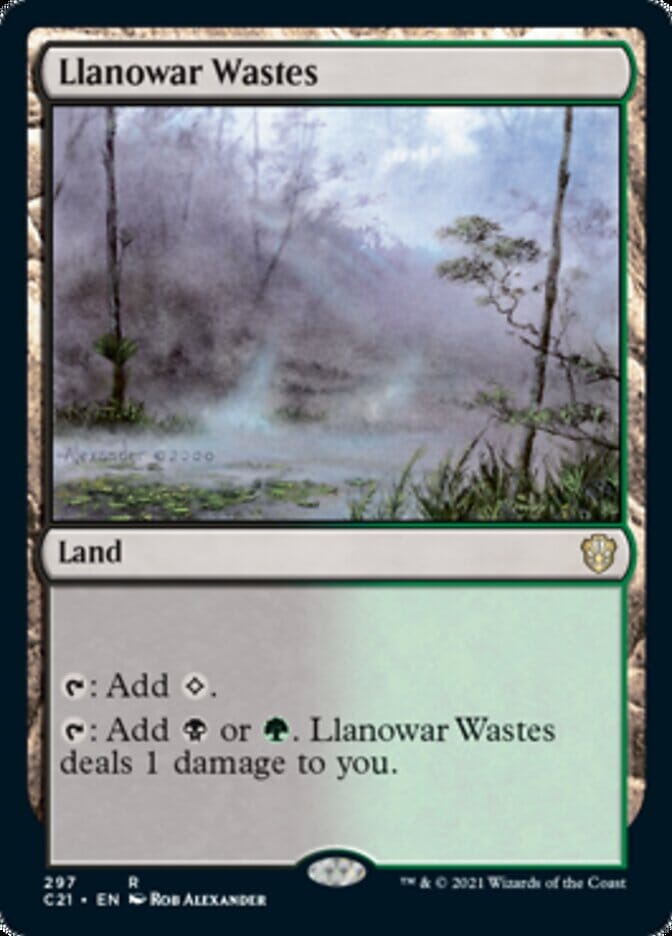 Llanowar Wastes [Commander 2021] MTG Single Magic: The Gathering  | Multizone: Comics And Games