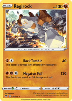 Regirock (089/185) [Sword & Shield: Vivid Voltage] Pokemon Single Pokémon  | Multizone: Comics And Games