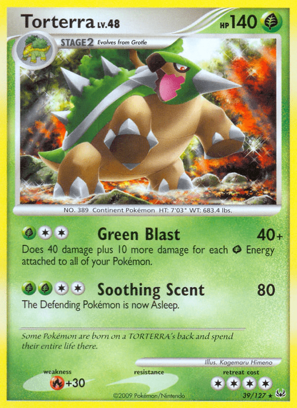 Torterra (39/127) [Platinum: Base Set] Pokemon Single Pokémon  | Multizone: Comics And Games