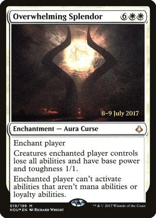 Overwhelming Splendor [Hour of Devastation Promos] MTG Single Magic: The Gathering  | Multizone: Comics And Games