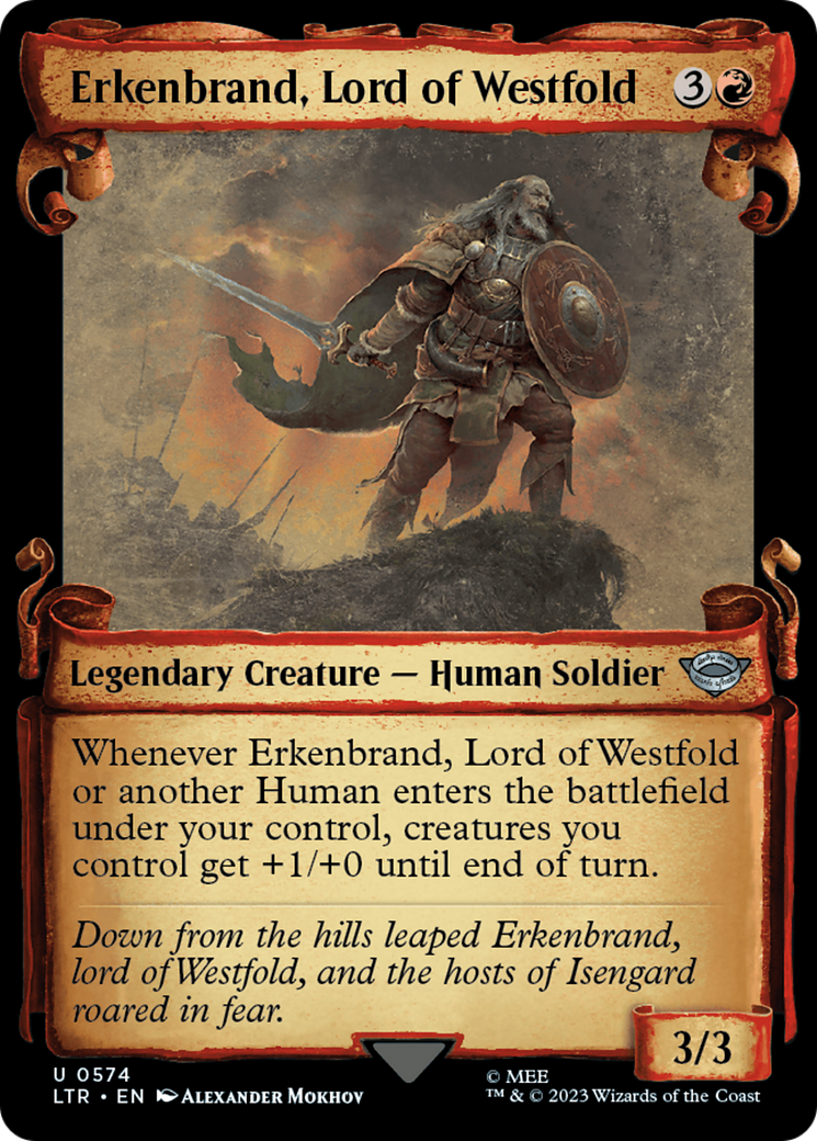 Erkenbrand, Lord of Westfold [The Lord of the Rings: Tales of Middle-Earth Showcase Scrolls] | Multizone: Comics And Games