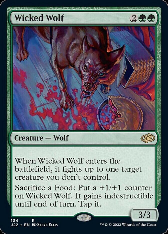 Wicked Wolf [Jumpstart 2022] MTG Single Magic: The Gathering  | Multizone: Comics And Games