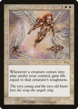Angelic Chorus [Urza's Saga] MTG Single Magic: The Gathering  | Multizone: Comics And Games