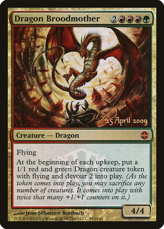 Dragon Broodmother [Alara Reborn Promos] MTG Single Magic: The Gathering  | Multizone: Comics And Games