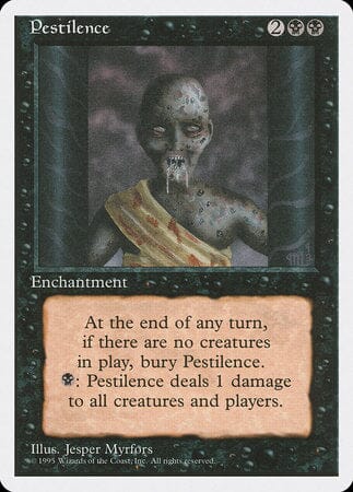 Pestilence [Fourth Edition] MTG Single Magic: The Gathering  | Multizone: Comics And Games