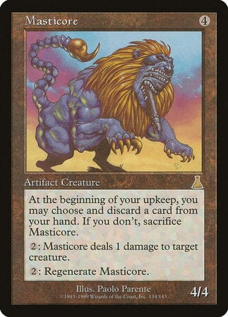 Masticore [Urza's Destiny] MTG Single Magic: The Gathering  | Multizone: Comics And Games