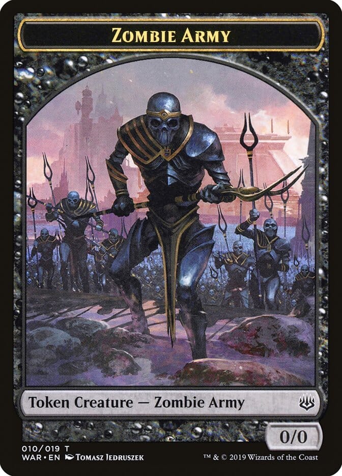 Zombie Army (010/019) [War of the Spark Tokens] MTG Single Magic: The Gathering  | Multizone: Comics And Games