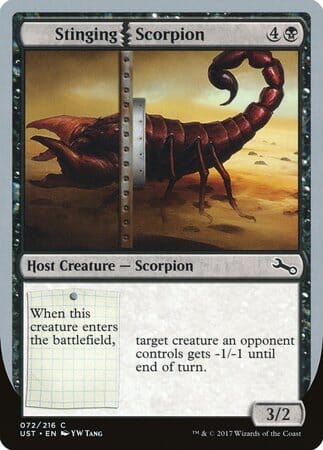 Stinging Scorpion [Unstable] MTG Single Magic: The Gathering  | Multizone: Comics And Games