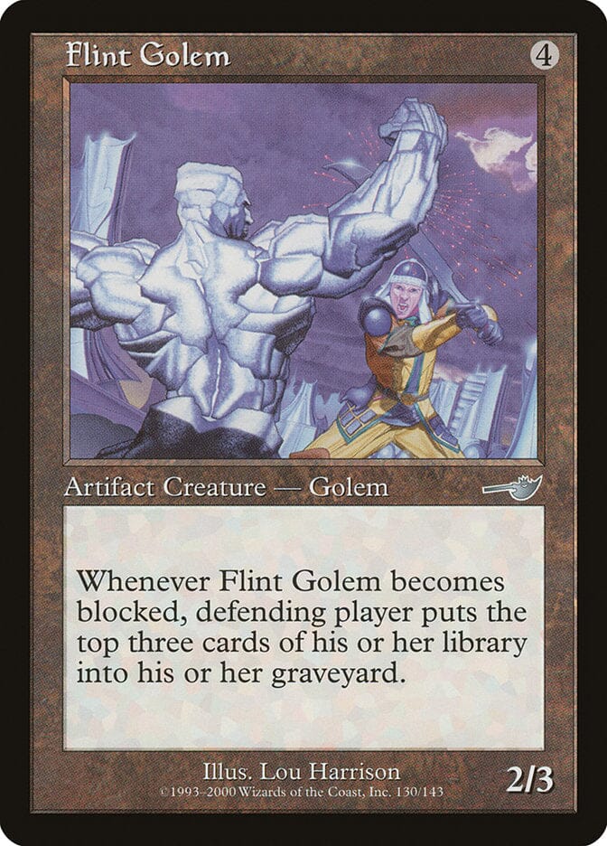 Flint Golem [Nemesis] MTG Single Magic: The Gathering  | Multizone: Comics And Games