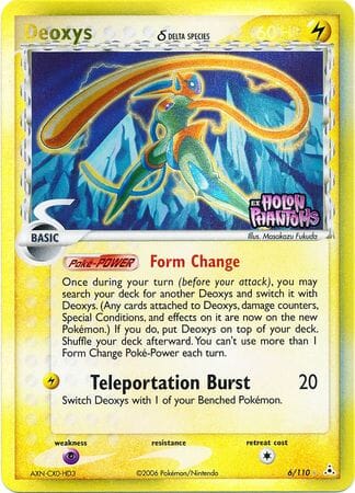 Deoxys (6/110) (Delta Species) (Stamped) [EX: Holon Phantoms] Pokemon Single Pokémon  | Multizone: Comics And Games