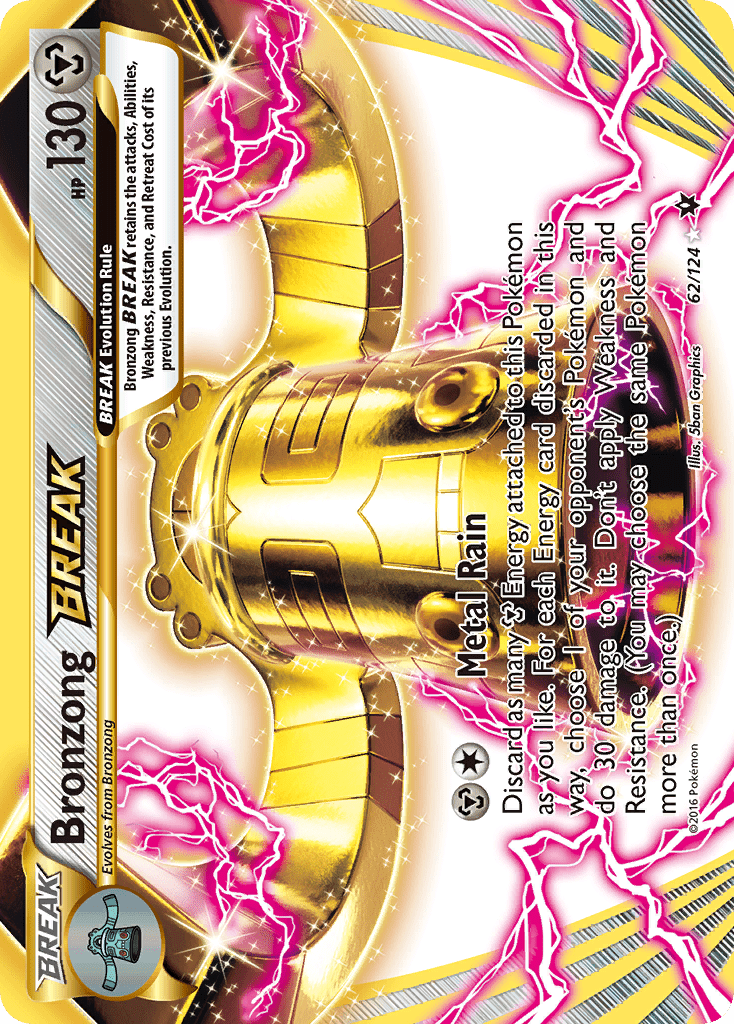 Bronzong BREAK (62/124) [XY: Fates Collide] Pokemon Single Pokémon  | Multizone: Comics And Games