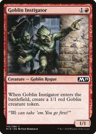 Goblin Instigator [Core Set 2019] MTG Single Magic: The Gathering  | Multizone: Comics And Games