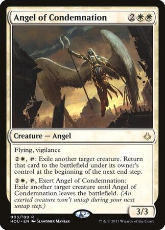 Angel of Condemnation [Hour of Devastation] MTG Single Magic: The Gathering  | Multizone: Comics And Games