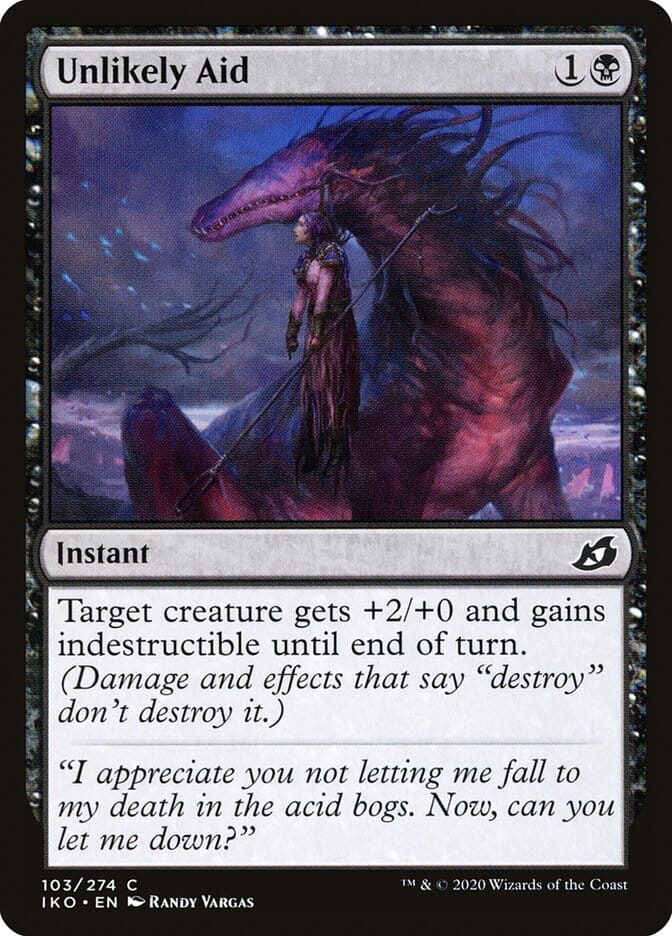 Unlikely Aid [Ikoria: Lair of Behemoths] MTG Single Magic: The Gathering  | Multizone: Comics And Games