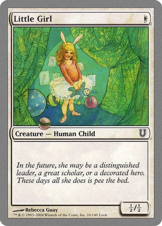 Little Girl [Unhinged] MTG Single Magic: The Gathering  | Multizone: Comics And Games