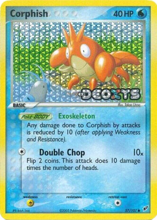 Corphish (57/107) (Stamped) [EX: Deoxys] Pokemon Single Pokémon  | Multizone: Comics And Games